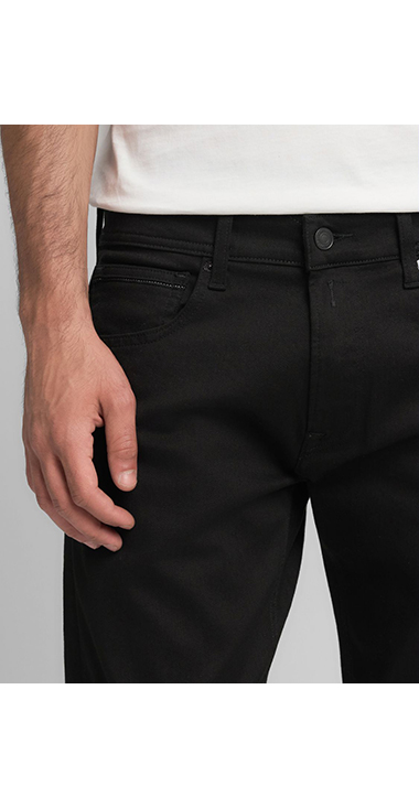 ストレートフィットGROVER 11.5oz Hyper Flex ブラックデニム 詳細画像